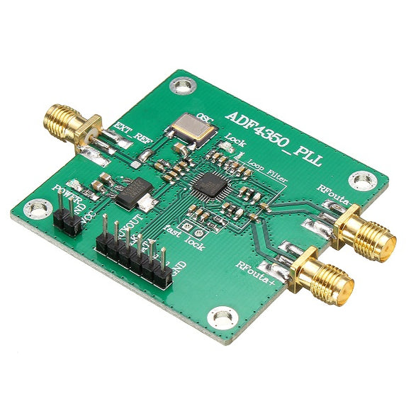 ADF4350 PLL RF 137M~4.4GHz Signal Source Development Board SMA Female Head DC 5V