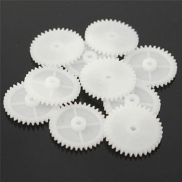 10pcs Gear 2/3mm Plastic Accessories For DIY Model Toy Motor Shaft Gear