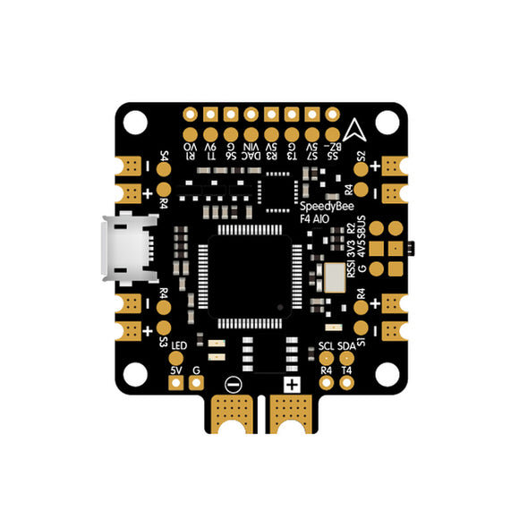 Speedy Bee F4 V2.0 AIO 3-6S Bluetooth Flight Controller OSD w/ LC Filter 5/9V GPS Barometer Module for RC Drone