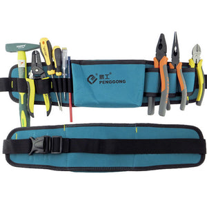 Multifunctional Tool Bag Electrician Waterproof Oxford Tools Kit Pockets with Waist Belt
