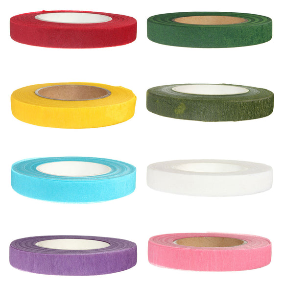 27m Florist Floristry Floral Stem Flower Tape Colour Corsages Craft 12mm