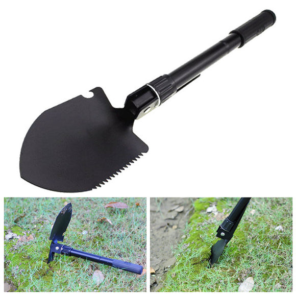 Steel Shovel Multi-Function Spade Folding Sapper Tool for Car Cross Country Hiking Camping