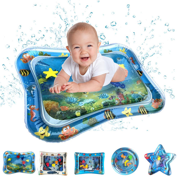 PVC Inflatable Swimming Air Mattress Water Cushion Baby Kids Infant Toddlers Tummy Water Play Fun Toys Ice Mat Pad