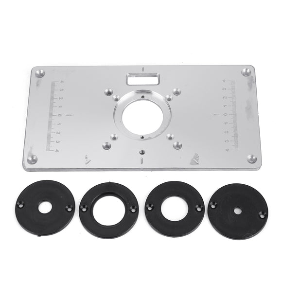 Multifunctional Aluminium Alloy Router Table Insert Plate For Makita 700C Woodworking