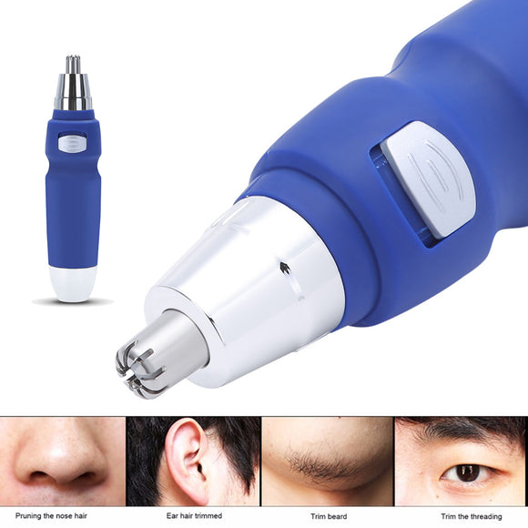 Multifunction Nose Hair Trimmer Portable Steel Nose Hair Clipper Eletric Traveling Trimmer