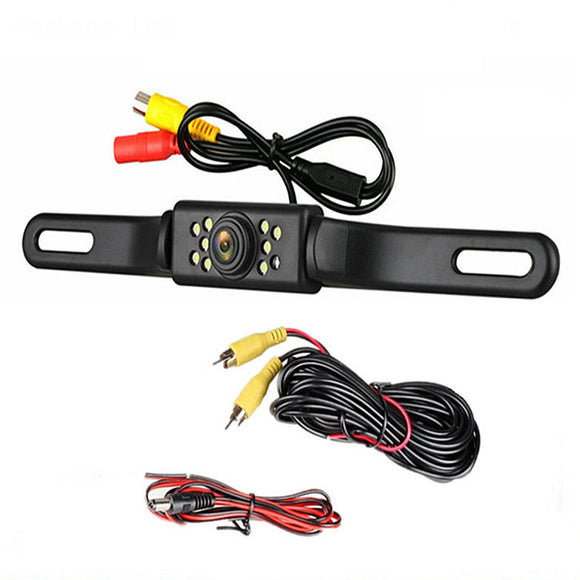 170 Car Rear View Reverse Backup Parking Camera HD Night Vision Waterproof 9LED