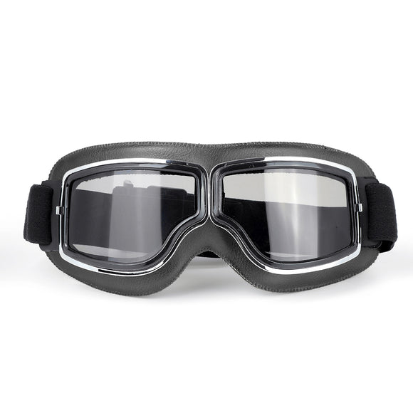 Motocross Goggles Helmet Pilot Scooter Retro Motorcycle Outdoor Dirt Bike Riding Vintage Sunglasses Glasses