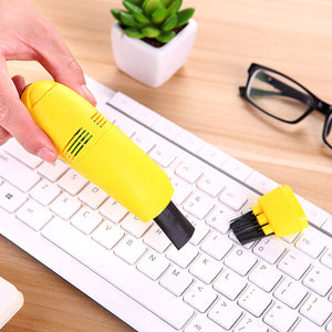 Mini USB Keyboard Vacuum Cleaner Portable Handheld Computer Keyboard Dust Collector Clean Kit