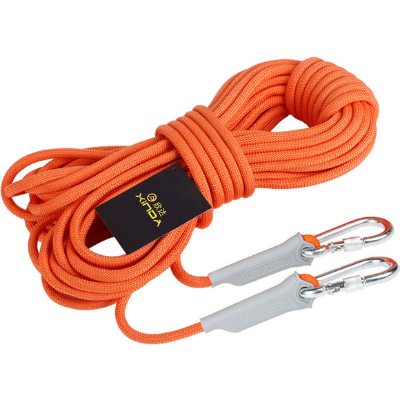 XINDA 9.5mm 12KN Outdoor Professional Hiking Rock Climbing Rope High Strength Safety Cord