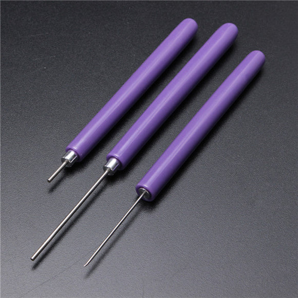 3pcs Stainless Steel DIY Slotted Needle Origami Grooving Tool