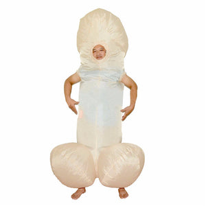 Halloween Giant Inflatable Willy Penis Fancy Dress King Ding Costume
