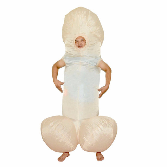 Halloween Giant Inflatable Willy Penis Fancy Dress King Ding Costume