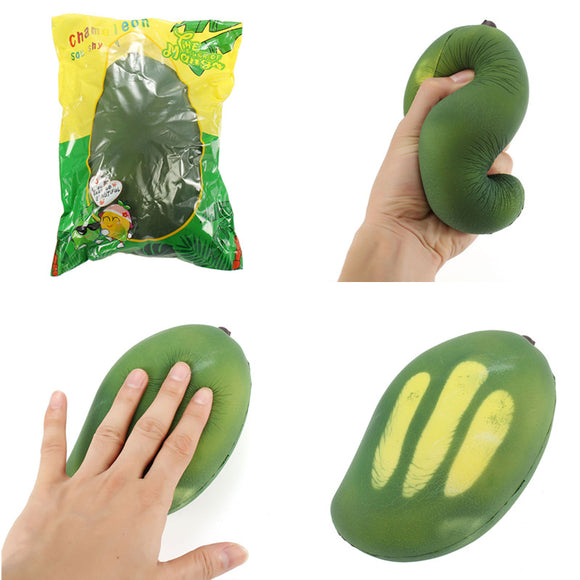 Chameleon Squishy Mango Blush Color Change 17cm Temperature Heat Sensitive Slow Rising With Packaging Gift Toy