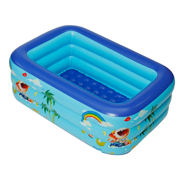 Inflatable Swimming Pool Outdoor Children Bath Pool Kids Paddling Bathtub-1.3M/1.5M