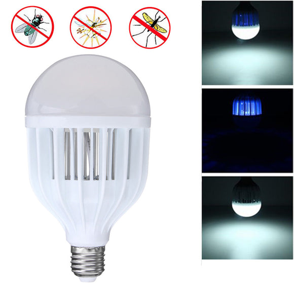 E26 E27 B22 10W Three Working Modes Bug Zapper LED Bulb  Mosquito Killer Light AC85-265V