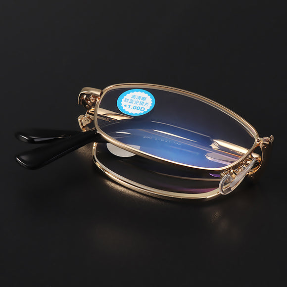 BRAODISON Anti Blue Ray Presbyopic Resin Lens Computer Reading Glasses Anti-radiation