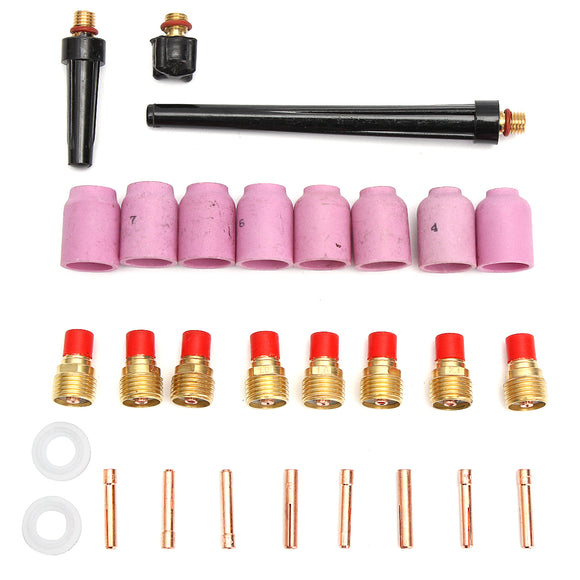 WP9 20 25 Torch Tig Welding Gas Lense Cup Collet Kit with Back Caps