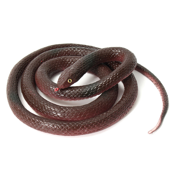 120cm Soft Rubber Lifelike Snake Toy Snake Party Bag Filler Halloween Joke Prop