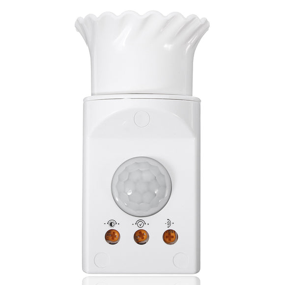 220V E27 PIR Sensor Switch Infrared Motion Detector US Plug Control Home System