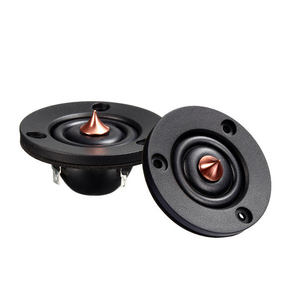 2Pcs 2Inch 4Ohm Tweeter Speaker 30W Silk Film Dome Car Audio Loudspeaker