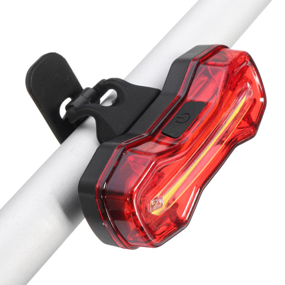 4/6 Modes USB Rechargeable Bike Bicycle Cycling Tail Rear Safety Warning Light High Low Beam Flash