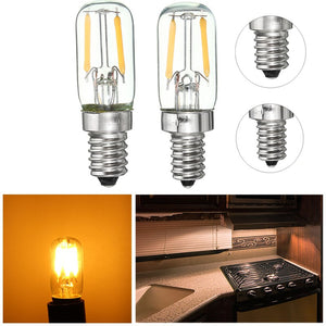 Dimmable E12/E14 1W Mini COB LED Refrigerator Fridge Freezer Filament Light Bulb