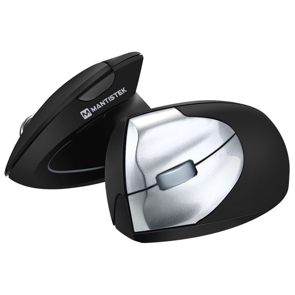 MantisTek VM2 1600DPI 2.4GHz Wireless Ergonomic Vertical Mouse Left Hand Right Hand Version