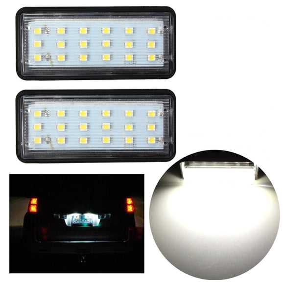 2x Error Free LED SMD License Plate Light For Toyota Land Cruiser,Lexus GX LX470