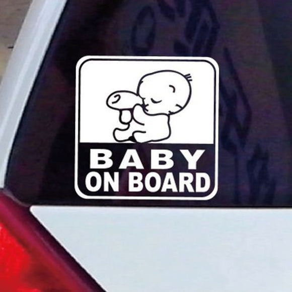 11x11cm Baby on Board Reflective Car Stickers Auto Truck Vehicle Motorcycle Decal