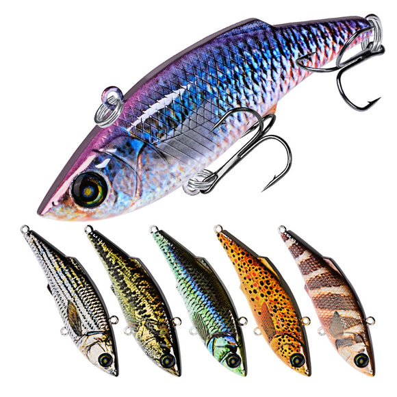 ZANLURE DW1122 10Pcs/Set 7.9cm 10.5G VIB Fishing Lure Artificial Hard Baits Crankbait Pesca