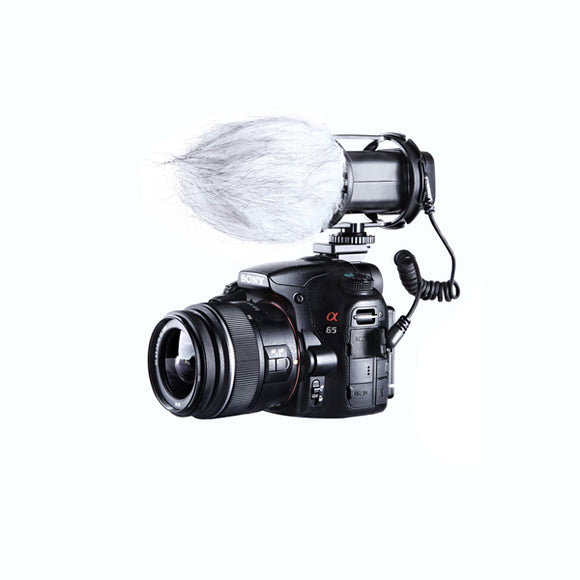 BOYA BY-V02 Compact External Stereo Video Microphone For Canon Nikon DSLR Camera