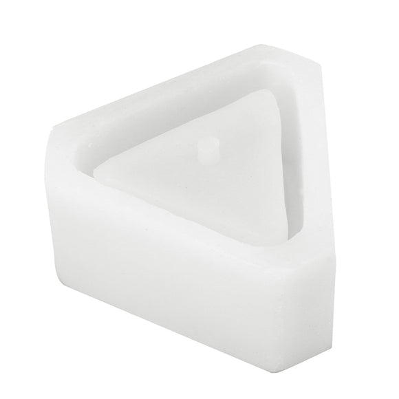 3D Flower Pot Silicone Mold Handmade Triangular Concrete DIY Succulent Plants Pot Making Mould