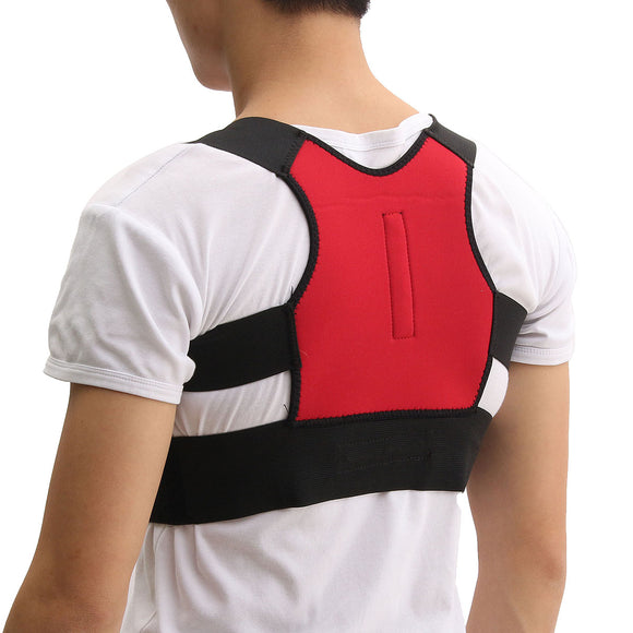 Unisex Back Support Posture Corrector Lumbar Correction Shoulder Brace Belt