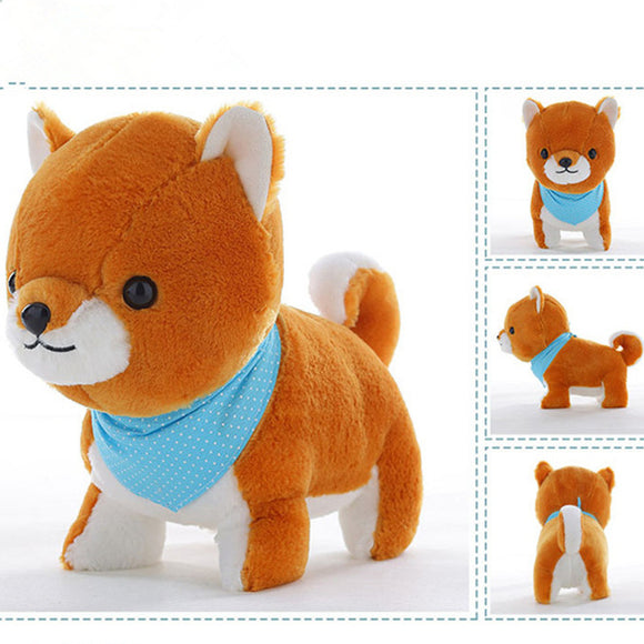 40CM Creative Simulation Super Cute Little Amuse Firewood Dog Plush Toys Baby Children Birthday Gift