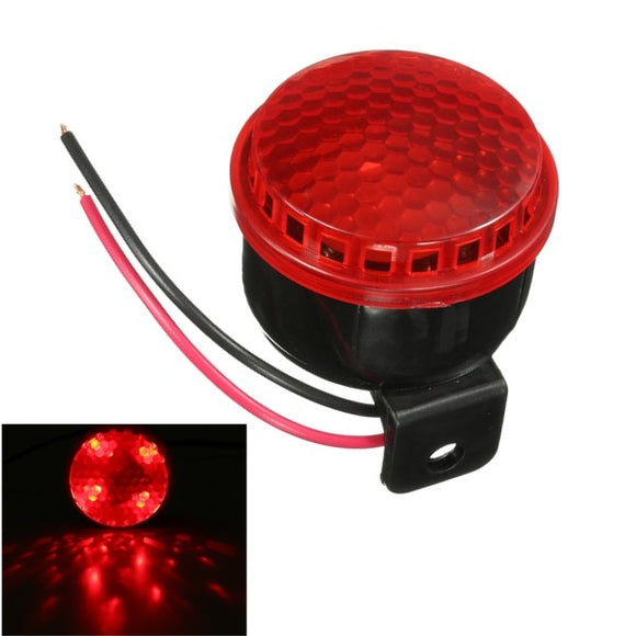 12V 125db Motorcycle Car Truck Brake Stop Reverse Turn Alarm Horn With Red LED Light