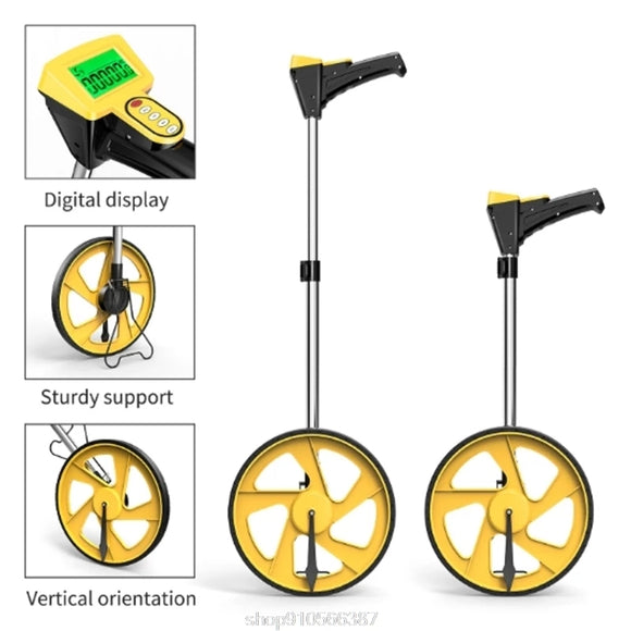 Digital LCD Display Mechanical Measuring Wheel Electronic Range Finder Distance Measuring Tools