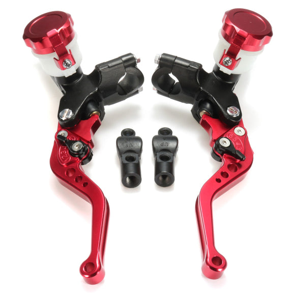 22mm/0.87in CNC Universal Motorcycle Hydraulic Handlebar Brake Cylinder Master Clutch Lever