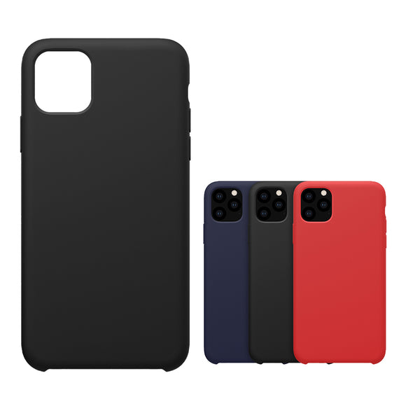 NILLKIN Smooth Shockproof Soft Liquid Silicone Rubber Back Cover Protective Case for iPhone 11 Pro 5.8 inch