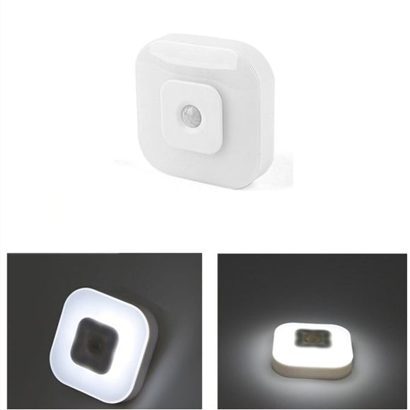 Intelligent 8 LED Night Light PIR Motion Sensor Lamp for Bedroom Bedside Cabinet