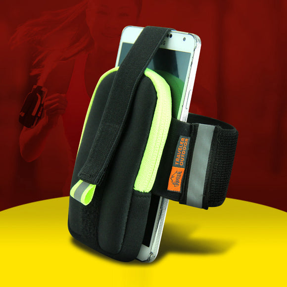 Outdoor Travel Running Sport Wrist Neoprene Bag Pouch For iPhone 6/6S Plus iPhone 6/6S Samsung HTC