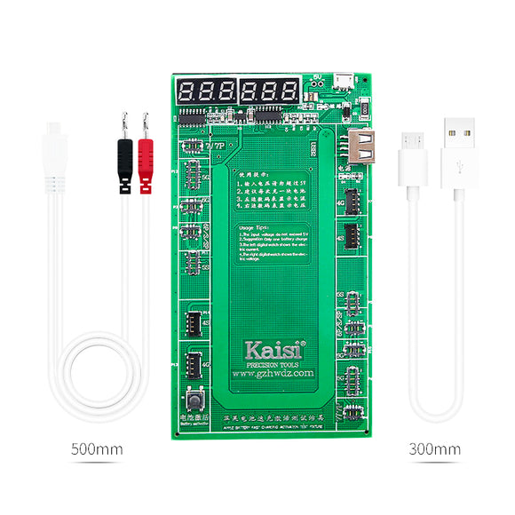 Kaisi 9201 Battery Activation Charge Board Plate Jig Micro USB Cable Phone Repair Tool for iPhone 7 Plus 6S 6 Plus 5S 5 4S 4
