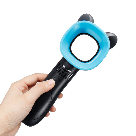 5V Mini Handheld Fan Light Quiet 3 Speed USB Charging Portable Personal Summer Cooling Fan Bladeless Fan