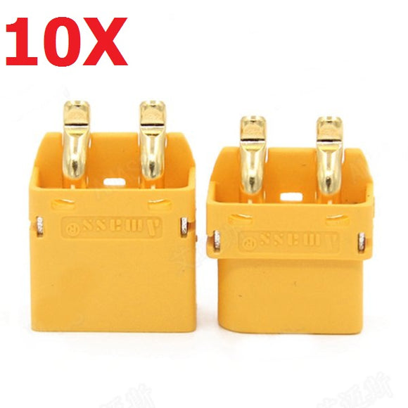 10 Pair Amass XT60PT 3.5mm Banana Connector Plug Male & Female