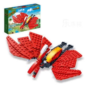 BanBao Pterosaur Jurassic Dinosaur World Park Animal Blocks Toys Building Bricks Model Toys