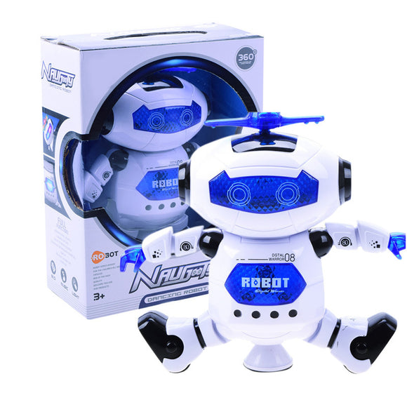 Electronic Walking Dancing Smart Space Robot Astronaut Kids Music Light Developemental Gift Toys