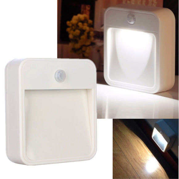 Battery Operated PIR Motion Sensor LED Wireless Night Light Security Wall Lamp