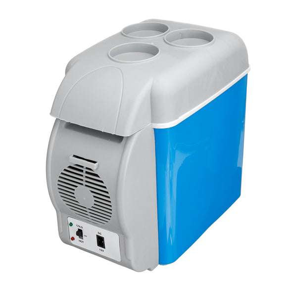 7.5L Mini Car Refrigerator Portable Freezer Warmer Cooler Camping Fridge Travel