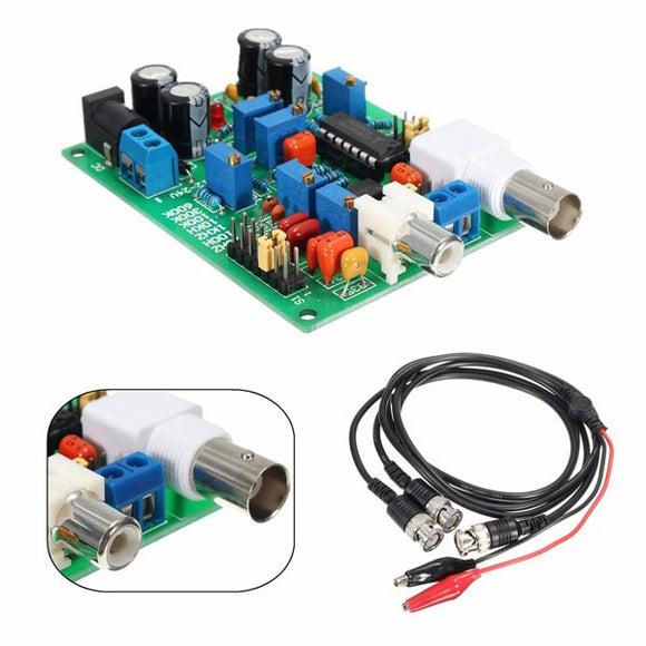 ICL8038 Signal Generator Module + BNC Cable Clip Sine Square Triangle Wave
