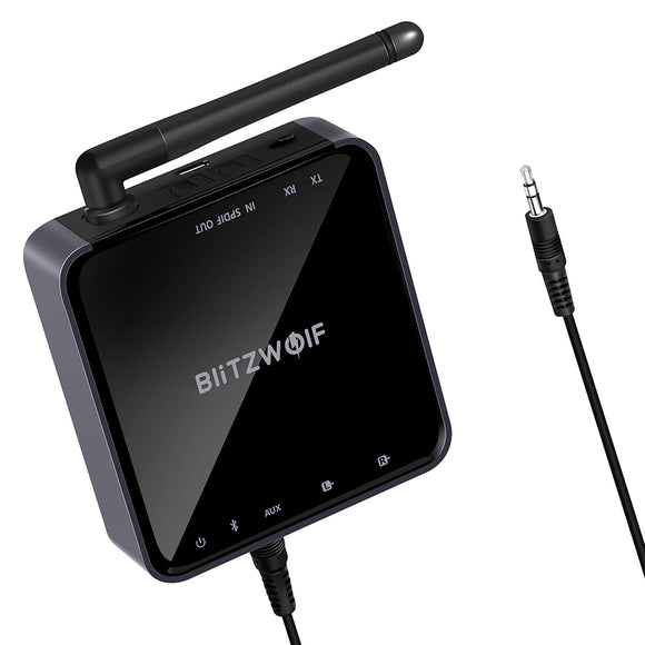 BlitzWolf BW-BR4 bluetooth V5.0 HD Music Receiver Transmitter Audio 2 in 1 Adapter