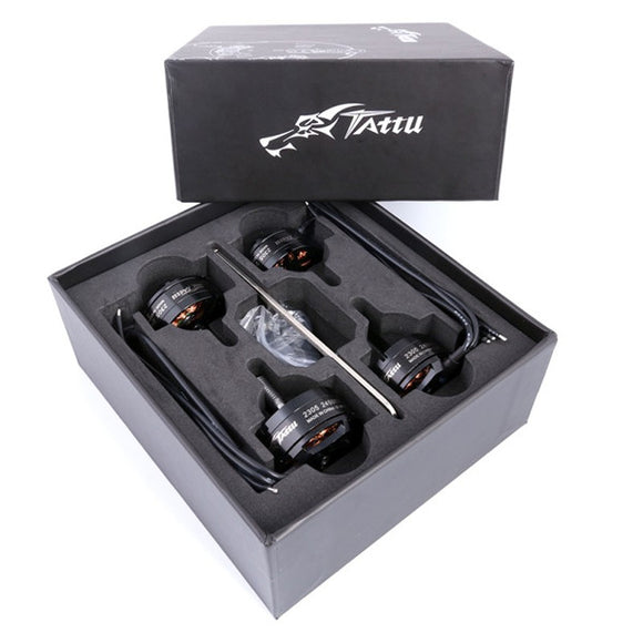 4 PCS Tattu TA-2305 2305 2405KV 2-4S Brushless Motor with Nuts and Screw Driver for RC FPV Racing Drone